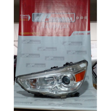Farol Esquerdo Mitsubishi ASX Mit-02 Ano 2012 2013 2014 2015 2016 2017 a 2020 - Usado