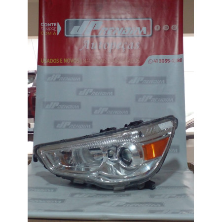 Farol Esquerdo Mitsubishi ASX Mit-06 Ano 2012 2013 2014 2015 2016 2017 a 2020 - Usado