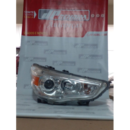 Farol Direito Mitsubishi ASX Mit-07 Ano 2012 2013 2014 2015 2016 2017 a 2020 - Usado