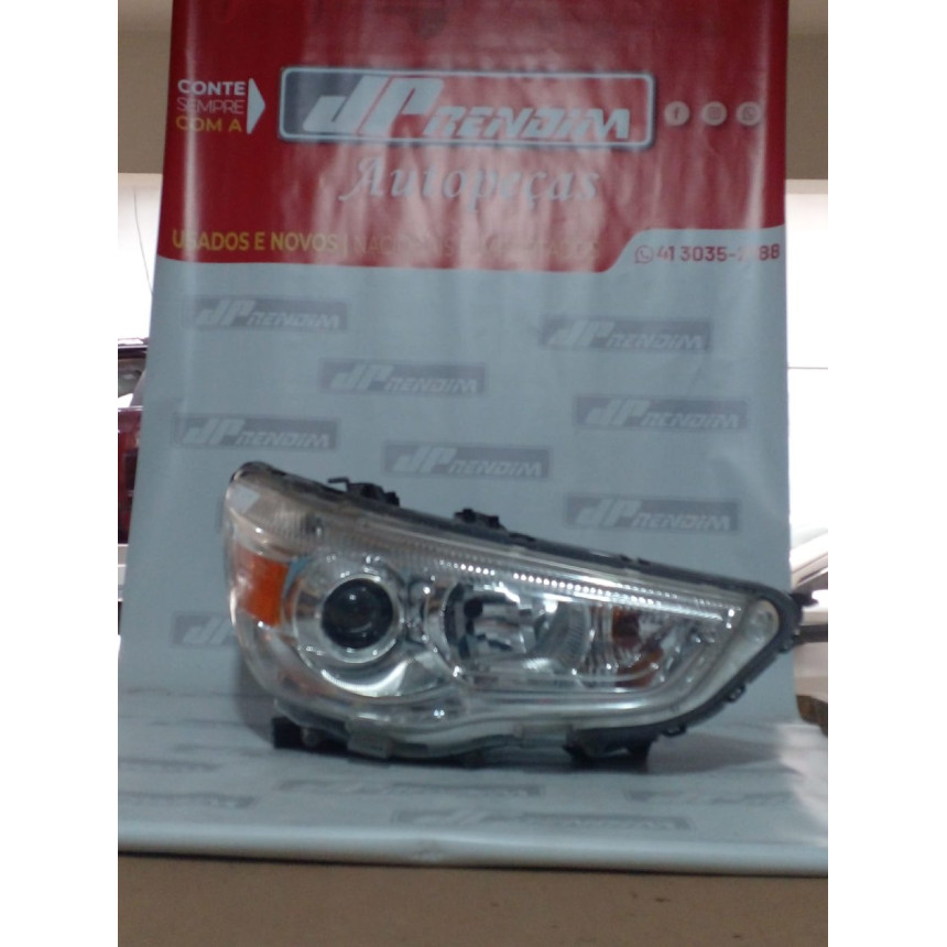 Farol Direito Mitsubishi ASX Mit-07 Ano 2012 2013 2014 2015 2016 2017 a 2020 - Usado