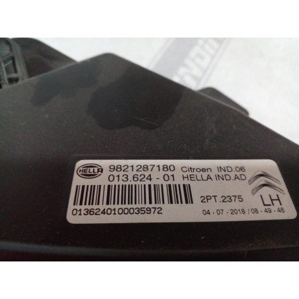 Farol Esquerdo Citroen C4 Cactus C/ Led Ci-01 Ano 2018 2019 2020 - Usado