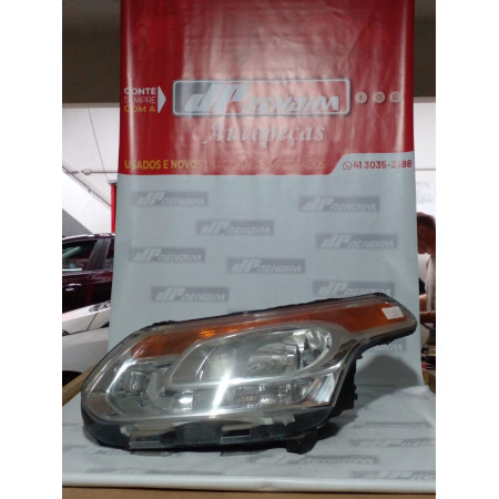 Farol Esquerdo Citroen Aircross Ci-08 Ano 2012 2013 2014 2015 2016 - Usado