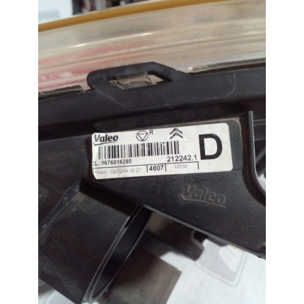 Farol Direito Citroen C3 Ci-09 Ano 2013 2014 2015 2016 2017 2018 2019 - Usado