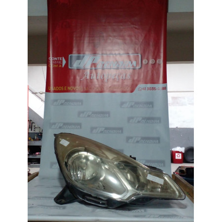 Farol Direito Citroen C3 Ci-09 Ano 2013 2014 2015 2016 2017 2018 2019 - Usado