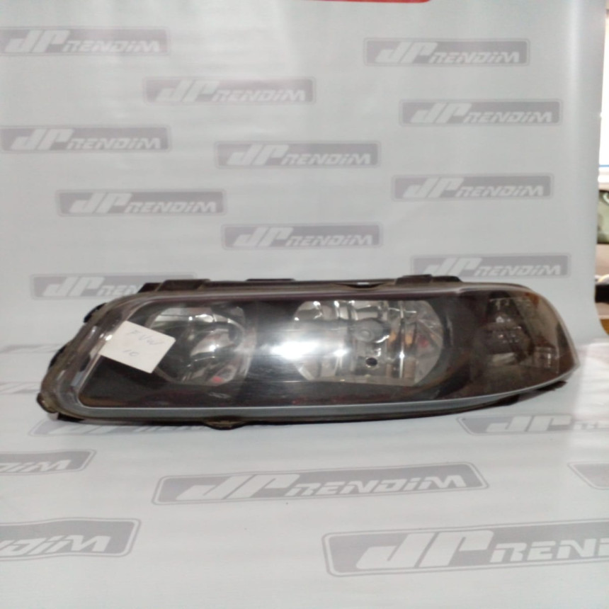 Farol Esquerdo Vw Gol-Parati-Saveiro Vw-10 Máscara Negra Ano 1999 2000 2001 2002 2003 2004 2005 - Usado