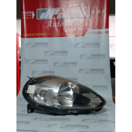 Farol Direito Fiat Punto Fi-25 Ano 2012 2013 2014 2015 2016 - Usado