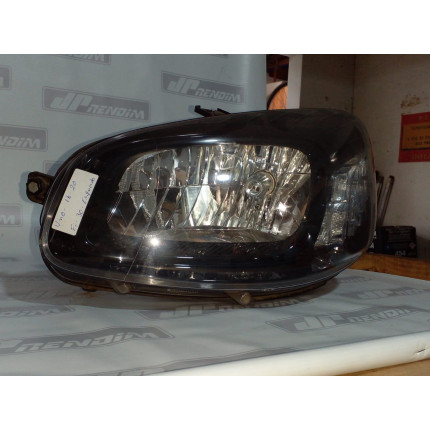 Farol Esquerdo Fiat Uno Way Máscara Negra Fi-30 Ano 2016 2017 2018 2019 2020 - Usado