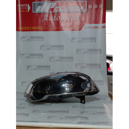 Farol Esquerdo Fiat Palio - Siena Aro Negro Fi-32 Ano 2008 2009 2010 2011 2012 - Usado
