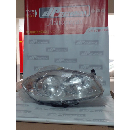 Farol Direito Fiat Linea Fi-45 Ano 2008 2009 2010 2011 2012 2013 2014 - Novo