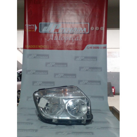 Farol Direito Renault Duster Re-02 Ano 2012 2013 2014 2015 - Usado