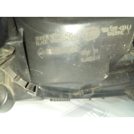 Farol Esquerdo Renault Clio Máscara Cinza Re-08 Ano 2006 2007 2008 2009 2010 2011 2012 - Usado