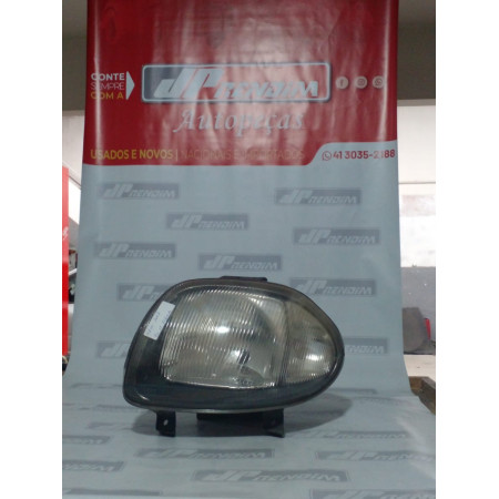 Farol Esquerdo Renault Clio Re-11 Ano 2002 - Usado