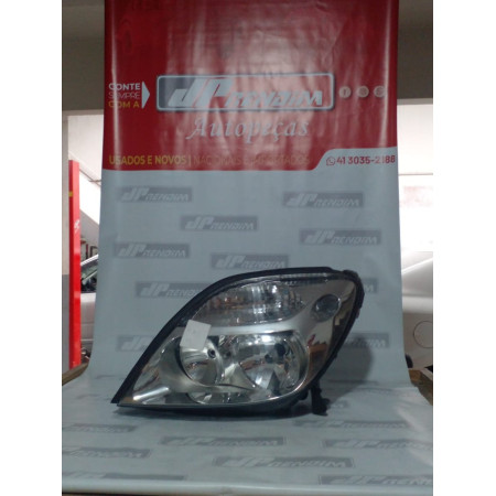 Farol Esquerdo Renault Scenic Re-13 Ano 1999 2000 2001 2002 2003 2004 2005 - Usado