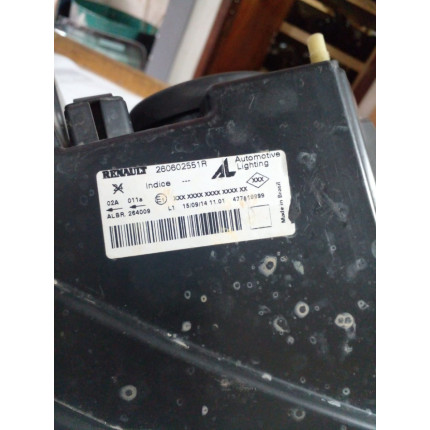 Farol Esquerdo Renault Sandero-Logan Re-18 Ano 2015 2016 2017 2018 2019 2020 - Usado