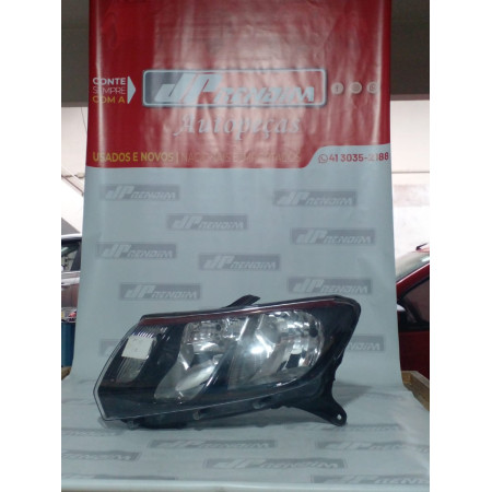 Farol Esquerdo Renault Sandero-Logan Re-18 Ano 2015 2016 2017 2018 2019 2020 - Usado