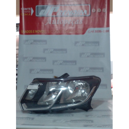 Farol Esquerdo Renault Sandero-Logan Re-29 Ano 2014 2015 2016 2017 2018 2019 2020 - Usado