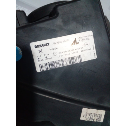 Farol Esquerdo Renault Sandero-Logan Re-29 Ano 2014 2015 2016 2017 2018 2019 2020 - Usado