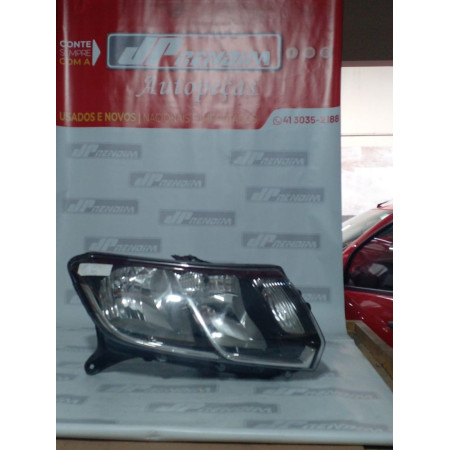 Farol Direito Renault Sandero-Logan Re-30 Ano 2014 2015 2016 2017 2018 2019 2020 - Usado