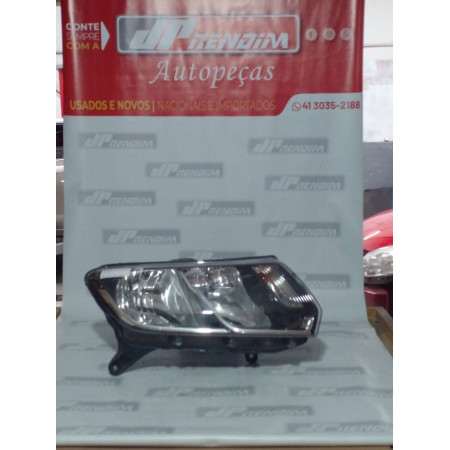 Farol Direito Renault Sandero-Logan Re-35 Ano 2014 2015 2016 2017 2018 2019 2020 - Usado