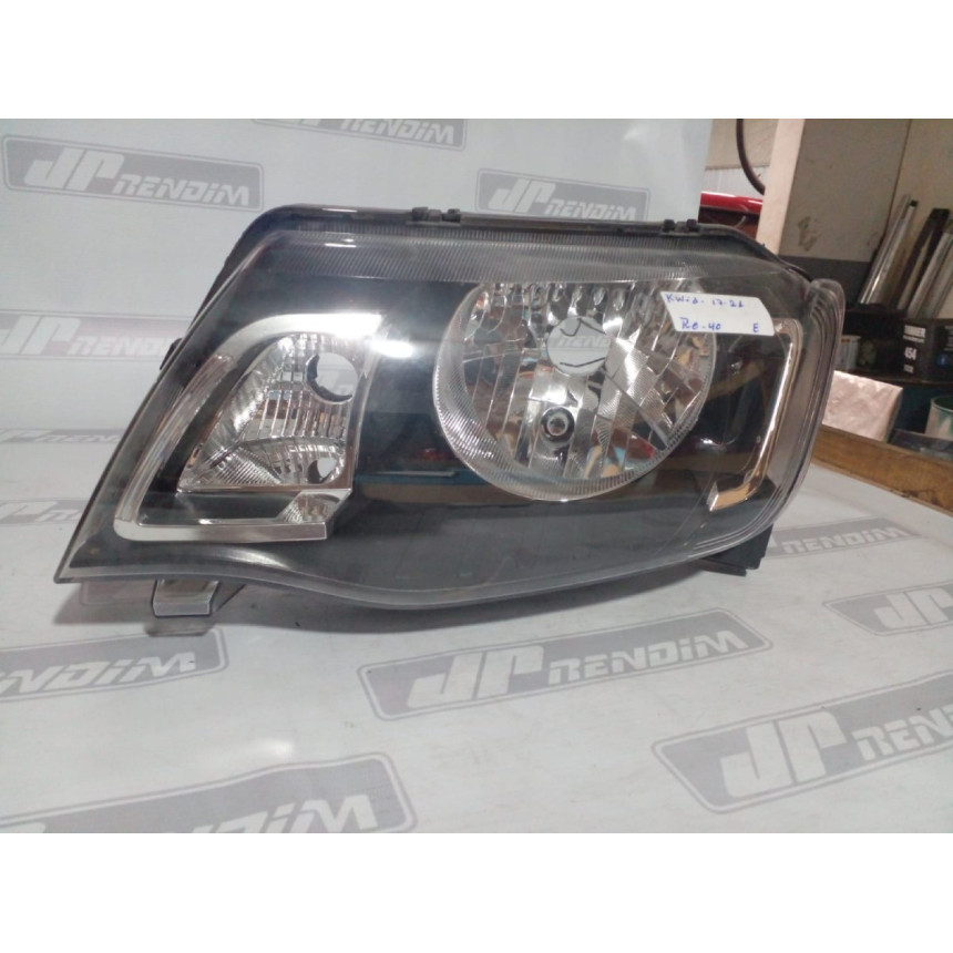Farol Esquerdo Renault Kwid Re-40 Ano 2017 2018 2019 2020 2021 - Usado