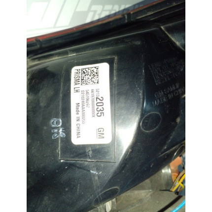 Lanterna Lado Esquerdo Chevrolet Prisma Fumê C-26 Ano 2017 2018 2019 - Usado