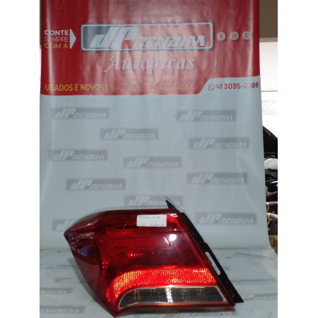 Lanterna Lado Esquerdo Chevrolet Prisma Fumê C-26 Ano 2017 2018 2019 - Usado