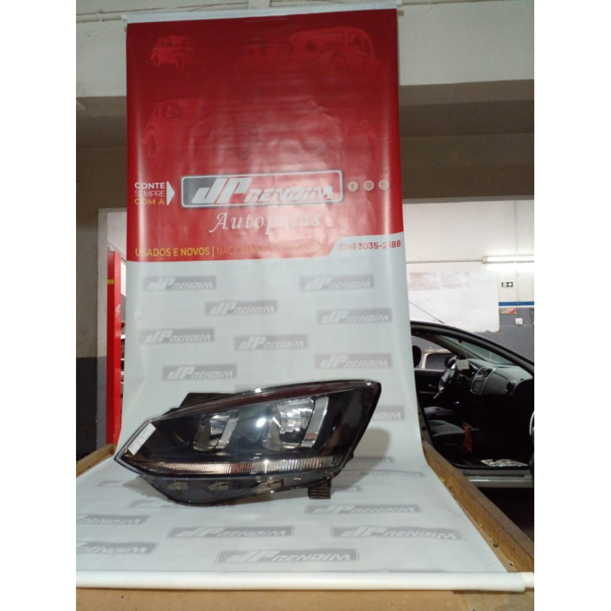 Farol Esquerdo VW Fox-Spacefox C/ Led Ano 2015 2016 2017 2018 2019 2020 - Usado
