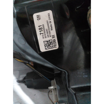 Lanterna Lado Direito Chevrolet Prisma C-63 Ano 2017 2018 2019 2021 - Usado