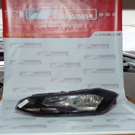Farol Esquerdo VW Polo-Virtus Vw-33 Ano 2018 2019 2020 2021 2022 - Usado