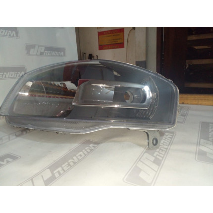 Farol Esquerdo VW Gol G4 Máscara Negra Vw-38 Ano 2006 2007 2008 2009 - Novo