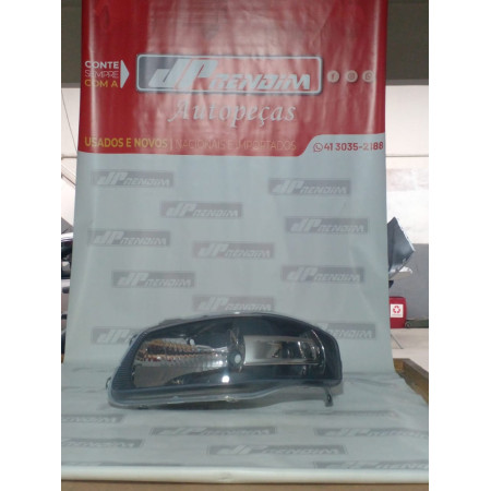 Farol Esquerdo VW Gol G4 Máscara Negra Vw-38 Ano 2006 2007 2008 2009 - Novo