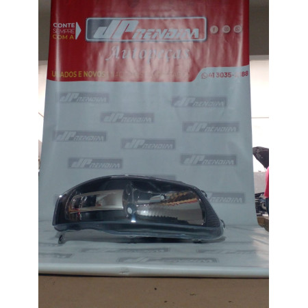Farol Direito VW Gol G4 Máscara Negra Vw-39 Ano 2006 2007 2008 2009 - Novo