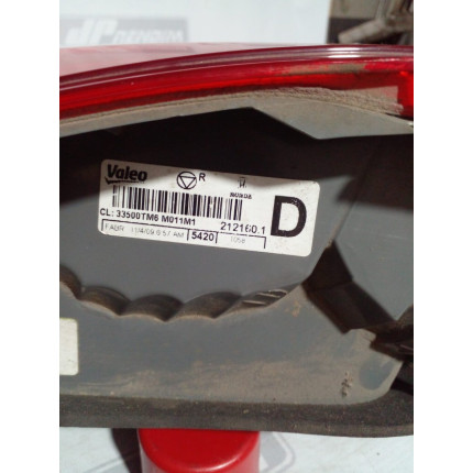 Lanterna Lado Direito Honda City H-06 Ano 2009 2010 2011 2012 - Usado