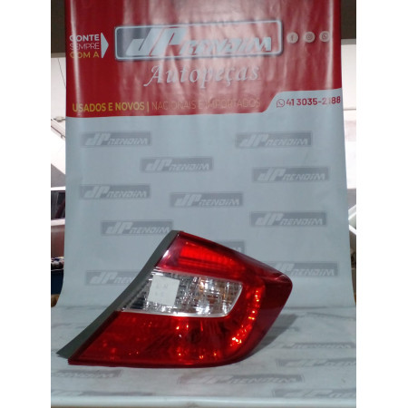 Lanterna Lado Direito Honda Civic H-15 Ano 2012 2013 2014 2015 2016 - Usado