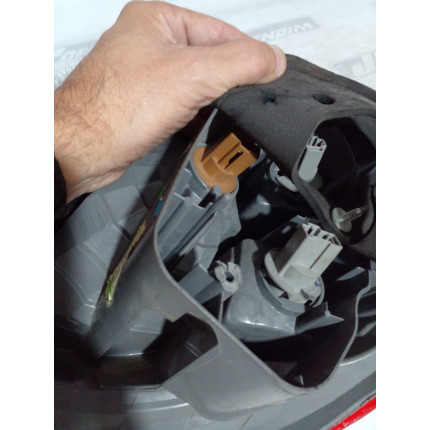 Lanterna Lado Esquerdo Honda Fit H-17 Ano 2009 2010 2011 2012 2013 2014 2015 - Usado