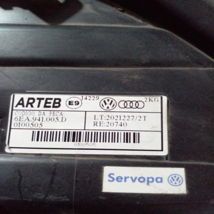 Farol Esquerdo VW Polo-Virtus Vw-45 Ano 2018 2019 2020 2021 2022 - Usado