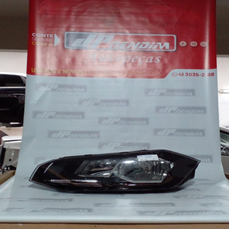 Farol Esquerdo VW Polo-Virtus Vw-45 Ano 2018 2019 2020 2021 2022 - Usado