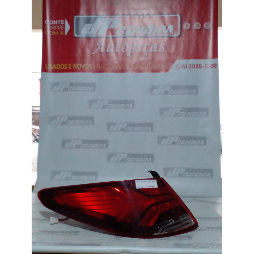 Lanterna Lado Esquerdo Hyundai HB20 Sedan Hy-01 Ano 2020 2021 - Usado