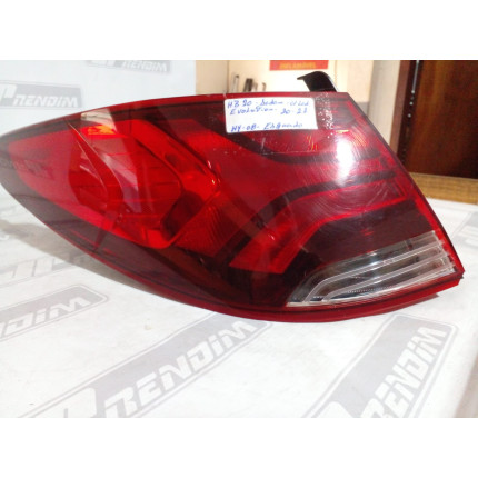 Lanterna Lado Esquerdo Hyundai HB20 Evolution C/ Led Hy-08 Ano 2020 2021 - Usado