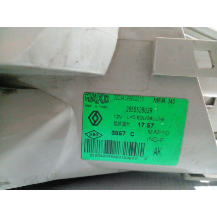 Lanterna Lado Esquerdo Renault Fluence Re-25 Ano 2011 2012 2013 2014 - Usado