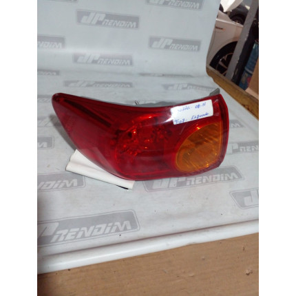 Lanterna Lado Esquerdo Toyota Corolla T-07 Ano 2008 2009 2010 2011 - Usado