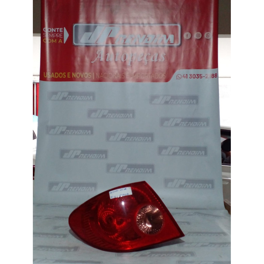 Lanterna Lado Esquerdo Toyota Corolla T-13 Ano 2005 2006 2007 2008 - Usado