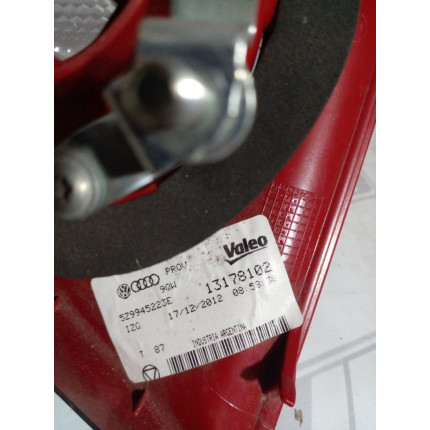 Lanterna Lado Esquerdo VW Spacefox Tampa Traseira Vw-09 Ano 2006 2007 2008 2009 2010 - Usado