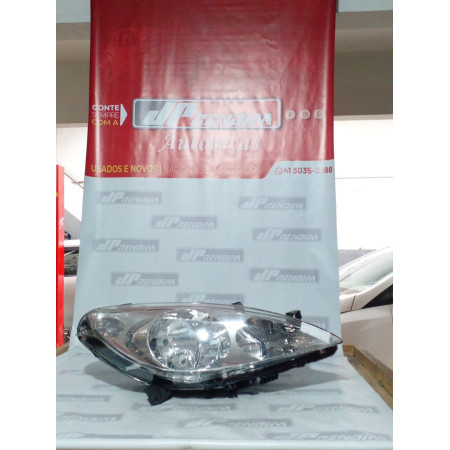 Farol Direito Peugeot 307 P-02 Ano 2002 2003 2004 2005 2006 2007 - Usado