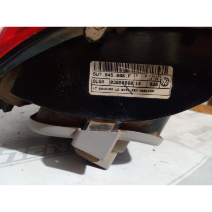 Lanterna Lado Direito VW Saveiro Fumê Vw-16 Ano 2016 2017 2018 2019 - Usado