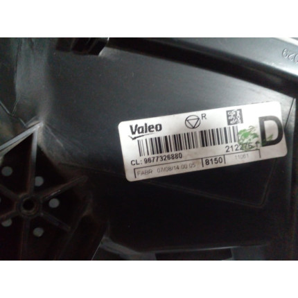 Farol Direito Peugeot 208 P-06 Ano 2012 2013 2014 2015 2016 - Usado