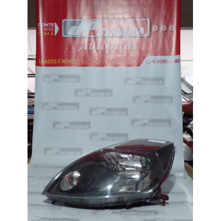 Farol Esquerdo Ford Ká Máscara Negra Fo-62 Ano 2012 2013 2014 - Usado