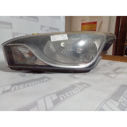 Farol Esquerdo Hyundai HB20 Máscara Negra Hy-17 Ano 2013 2014 2015 2016 2017 2018 2019 - Usado