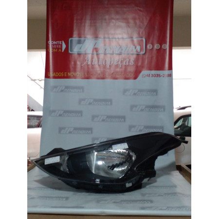 Farol Esquerdo Hyundai HB20 Máscara Negra Hy-20 Ano 2020 2021 2022 - Usado