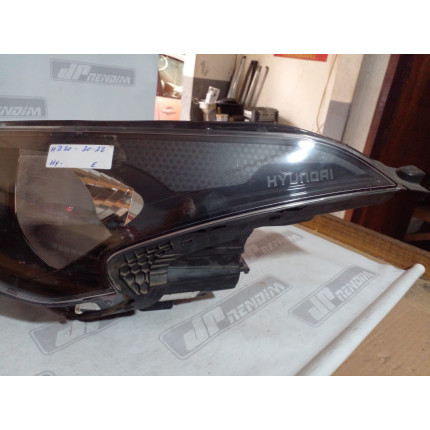 Farol Esquerdo Hyundai HB20 Máscara Negra Hy-20 Ano 2020 2021 2022 - Usado